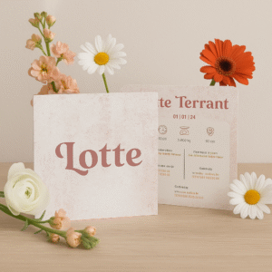 Geboortekaartje Lotte